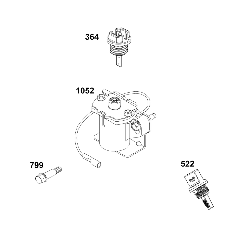 Lubrication Group Diagram and Parts List for 19L232-0006-H5 100000 - 19Z999 Briggs and Stratton Engine
